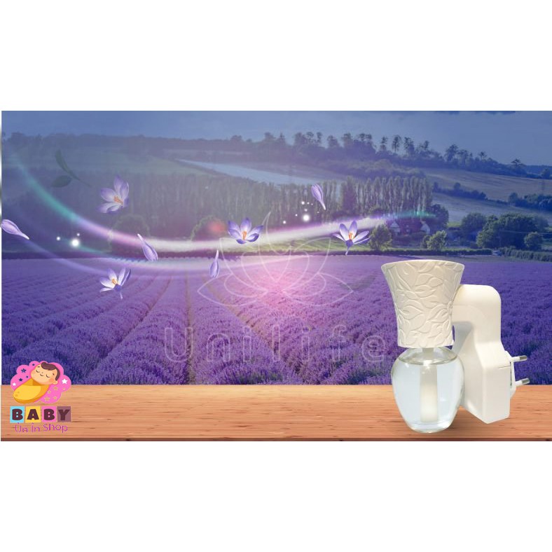 [TINH DẦU HƯƠNG LAVENDER 30ML] MÁY XÔNG TINH DẦU CHÍNH HÃNG UNILIFE, BẢO HÀNH 12 THÁNG.