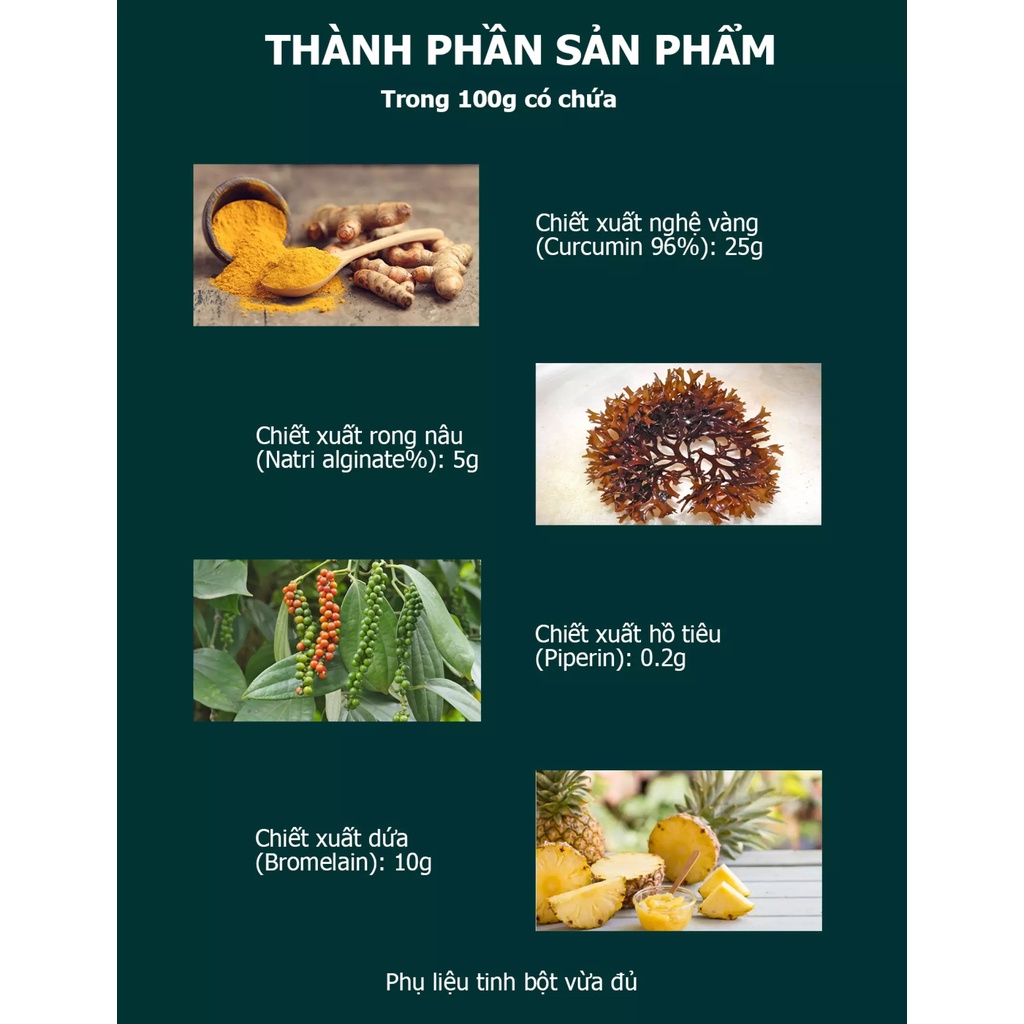 Tinh Bột Nghệ Curcumin 3C - INPC Sản Phẩm Của Viện Hàn Lâm Khoa Học Công Nghệ Việt Nam