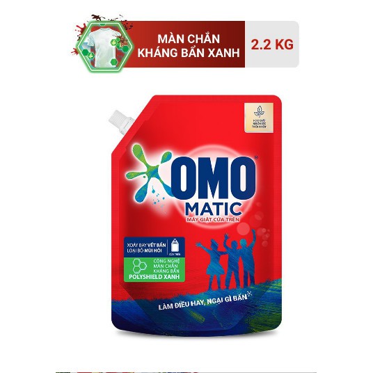 Túi Nước Giặt OMO Matic 2.0kg