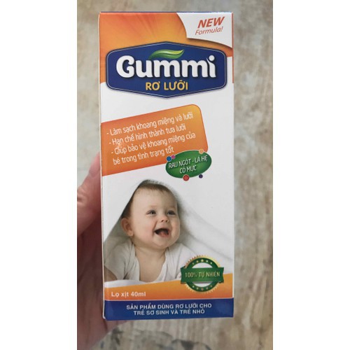 GUMMI dung dịch rơ lưỡi baby