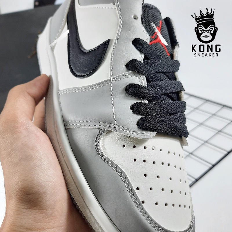 [Tặng Sticker Full Box] Giày Thể Thao Cổ Thấp JD Low SMOKE GREY Unisex 2021