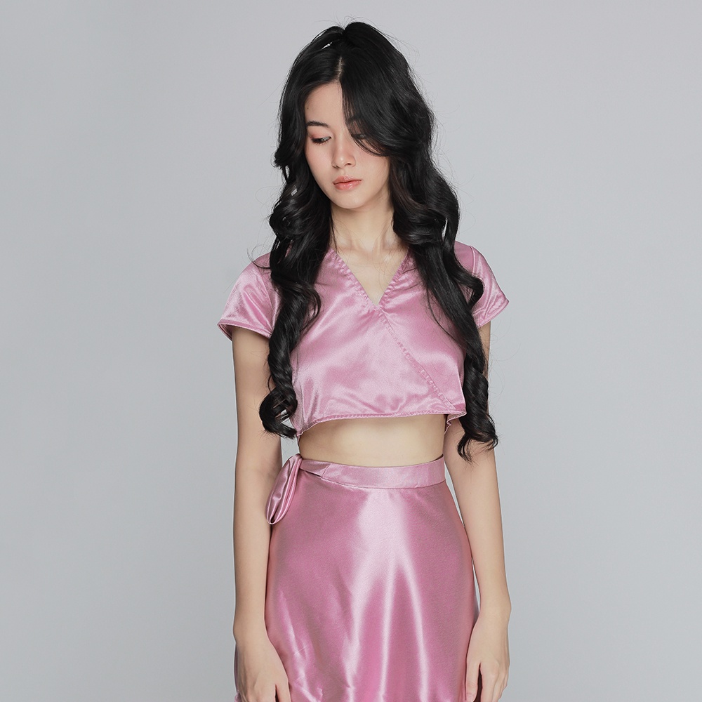 Set váy cột dây nữ tính Pettie Set