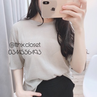 Áo pull nhũ dáng rộng siêu xinh
