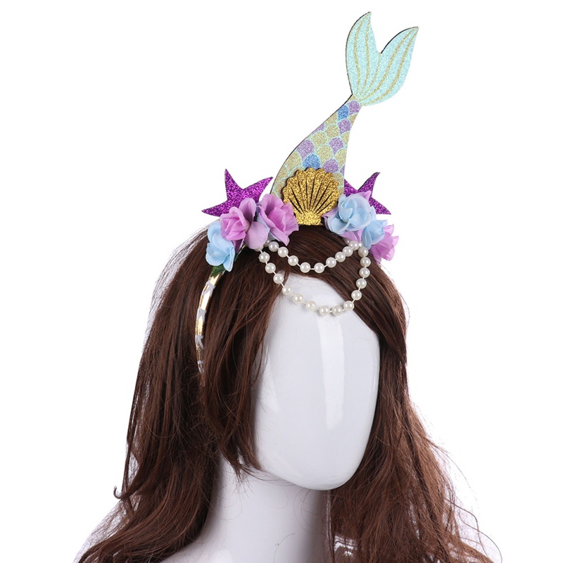 Cài Tóc Hình Đuôi Nàng Tiên Cá Lấp Lánh Thời Trang Tiệc Giáng Sinh / Halloween