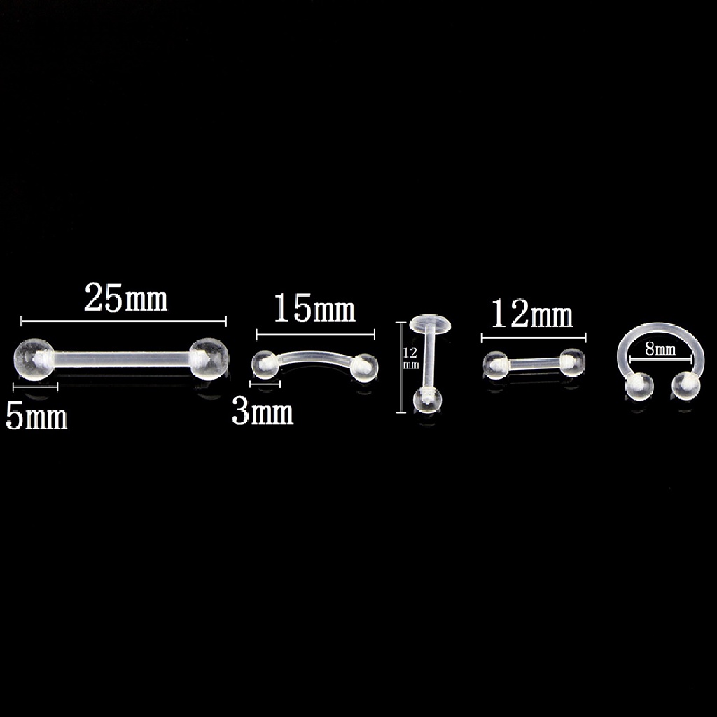 Bộ 10 Chiếc Cơ Thể acrylic Trong Suốt