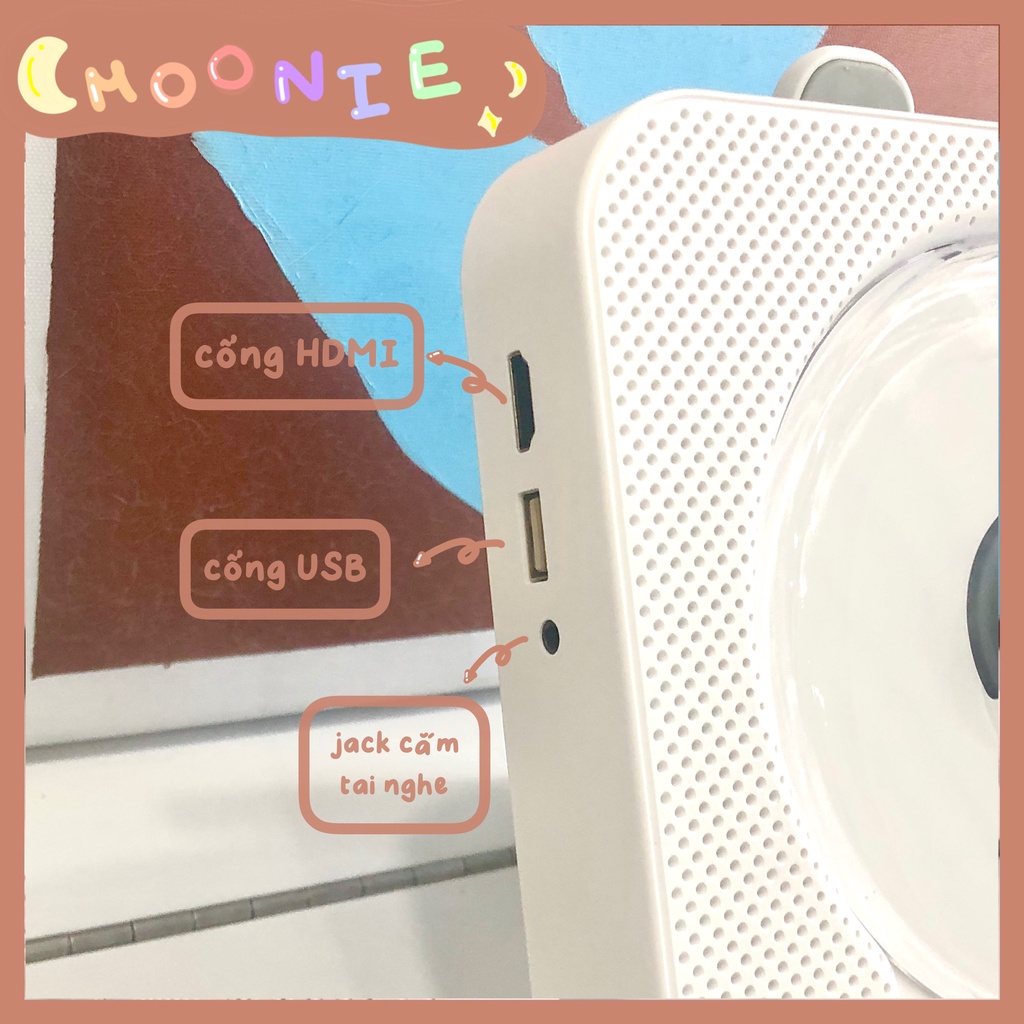 Máy nghe nhạc CD Player bản sạc pin chính hãng KECAG - Máy chạy đĩa DVD bluetooth BẢO HÀNH 6 THÁNG