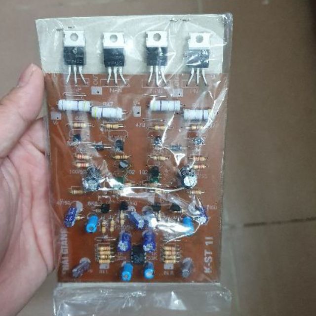 Bo mạch công suất 100w dùng 2 con tip 41 -2 con tip 42