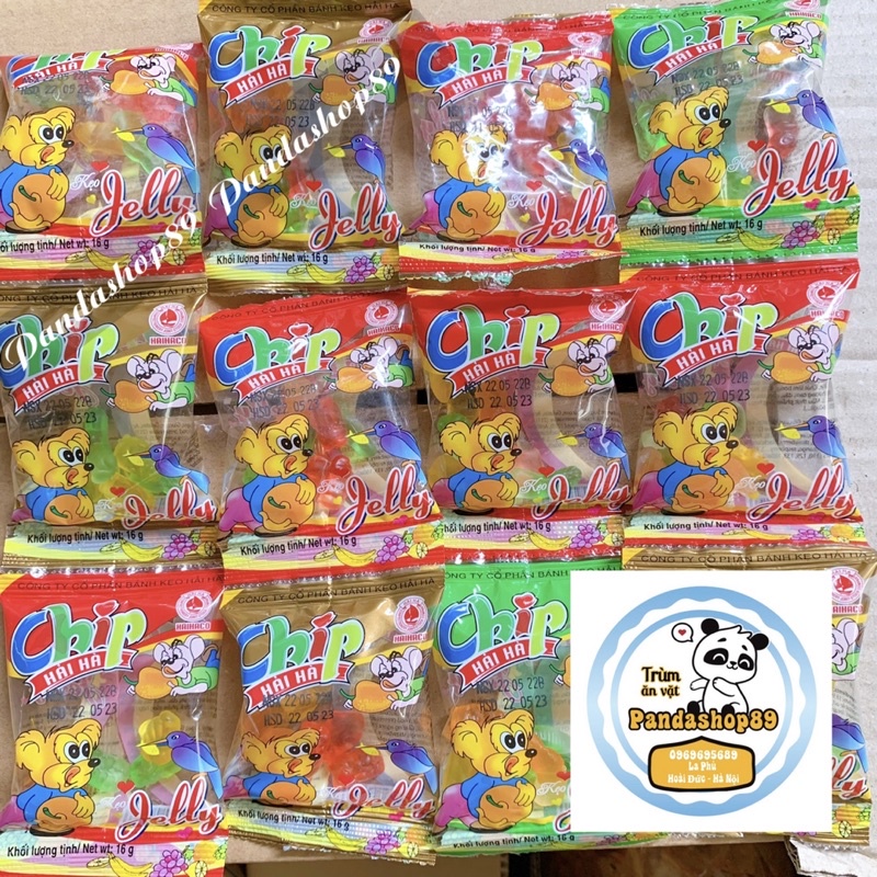 Kẹ dẻo chip Jelly Hải Hà  gói lẻ