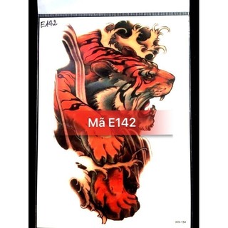Hình Xăm Dán Hổ E142