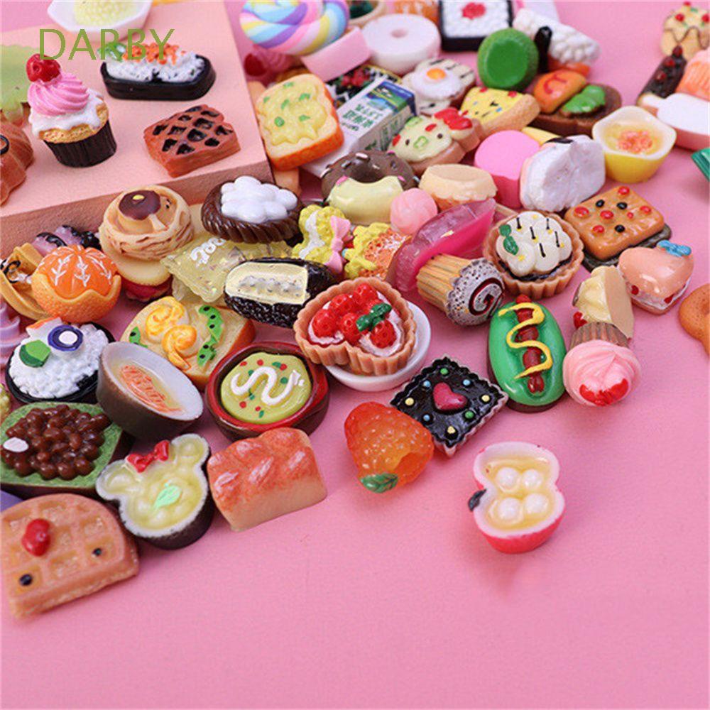 Set 10 Mô Hình Thức Ăn Tráng Miệng Mini Cho Nhà Búp Bê
