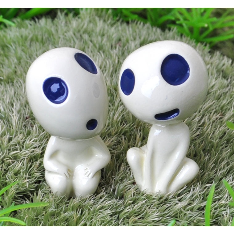 Hayao Miyazaki Búp Bê Công Chúa Yêu Tinh Cây Nhỏ Tự Làm Thủ Công Phong Cảnh Thụy Điển Trang Trí Tiểu Cảnh