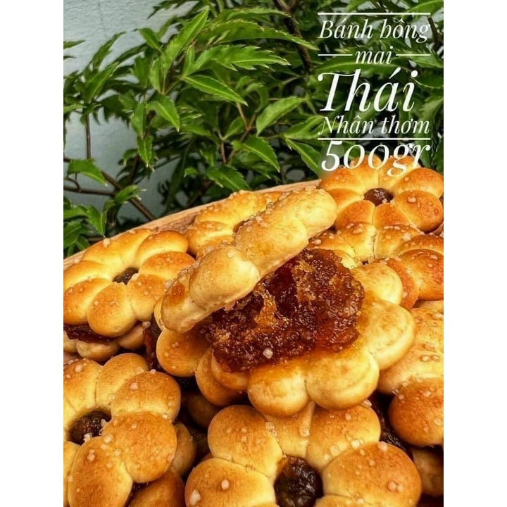 Bánh Bông Mai Nhân Khóm Thái Lan [Có Bán Sỉ], [Loại Đặc Biệt] Hàng ngon nhà làm