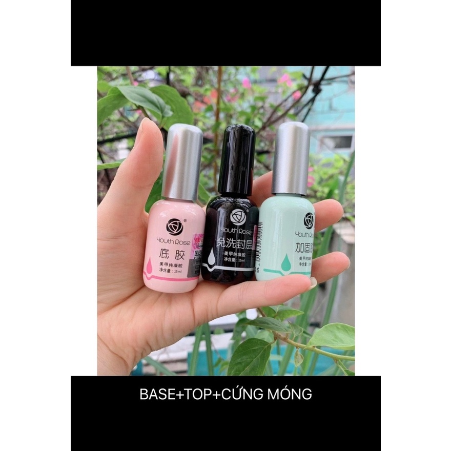 Base top cứng móng  hoa hồng- HÀNG CHÍNH HÃNG