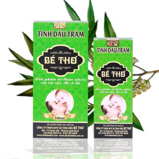 Tinh Dầu Tràm Bé Thơ 50ml-100ml chuẩn ( có tem chống hàng giả của công ty)