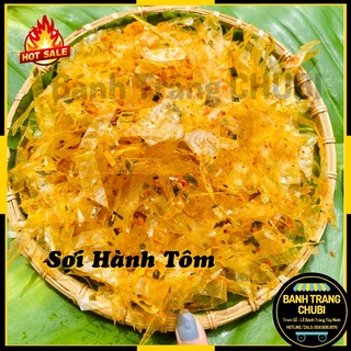Bánh tráng sợi tôm hành trộn loại 1 siêu ngon - bánh tráng trộn tôm hành - chubi