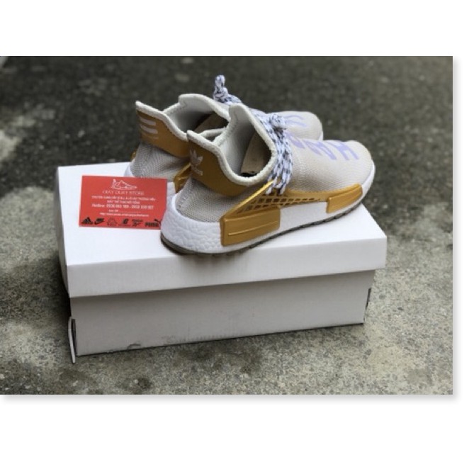 Rẻ vô địch - [FREE SHIP] Giày Sneaker Human Race China Gold Happy Full Box Dành Cho Nam Nữ -Ax123 : new