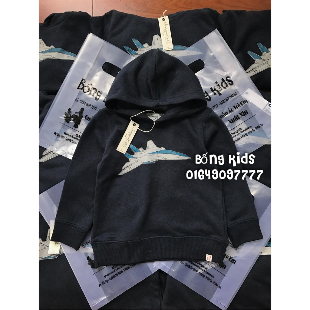 Áo Nỉ Bé Trai Máy Bay Vũ Trụ Navy Sovereign Codes 4y