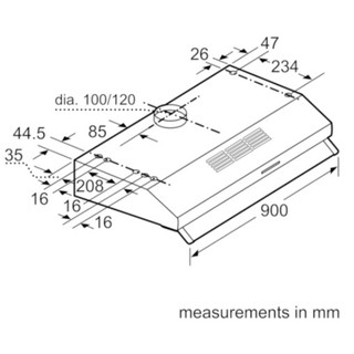 Máy hút mùi Bosch DHU935HB