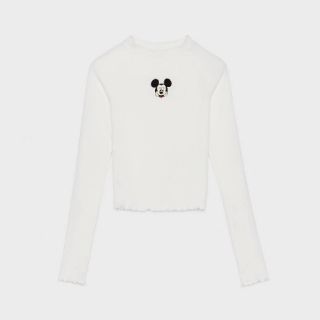 Áo thun tăm dài tay hoạ tiết mickey