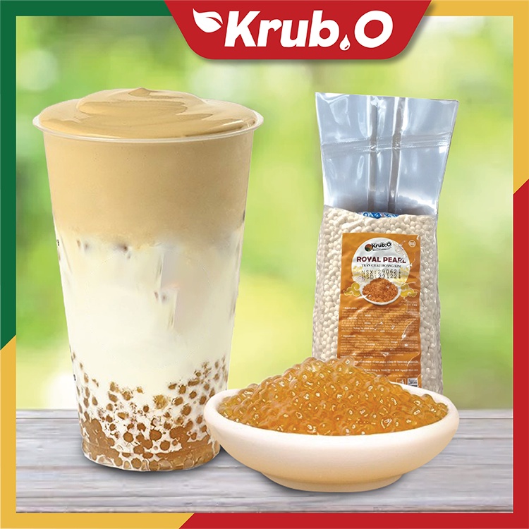 Trân châu hoàng kim BABY  - Topping trà sữa, chè - Trân châu KRUBO thơm ngon dai dẻo nấu ủ nhanh gọn