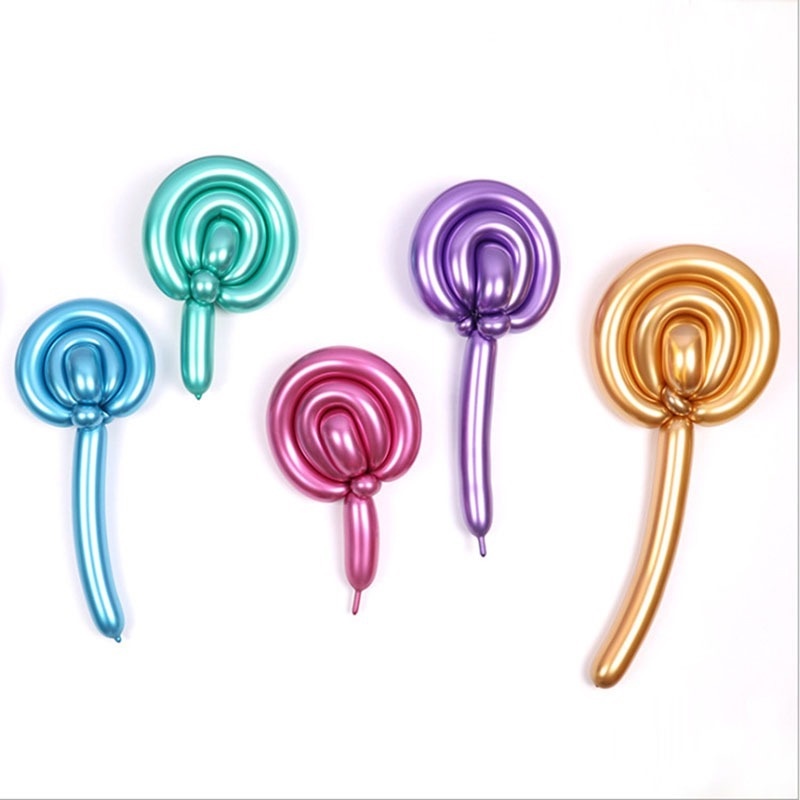 Set 10 Bong Bóng Cao Su Mạ Chrome Hình Disney Nhiều Màu Trang Trí Tiệc