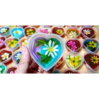 Khuôn nhựa flan tim lốc 50 cái