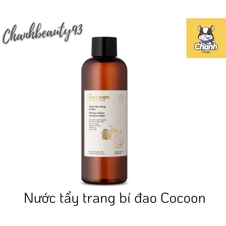 Nước tẩy trang bí đao The Cocoon 500 mL