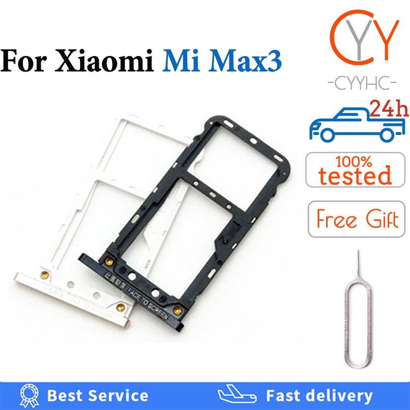 Mới Khay Đựng Thẻ Sim Thay Thế Chất Lượng Cao Cho Xiaomi Mi Max 3 Max3