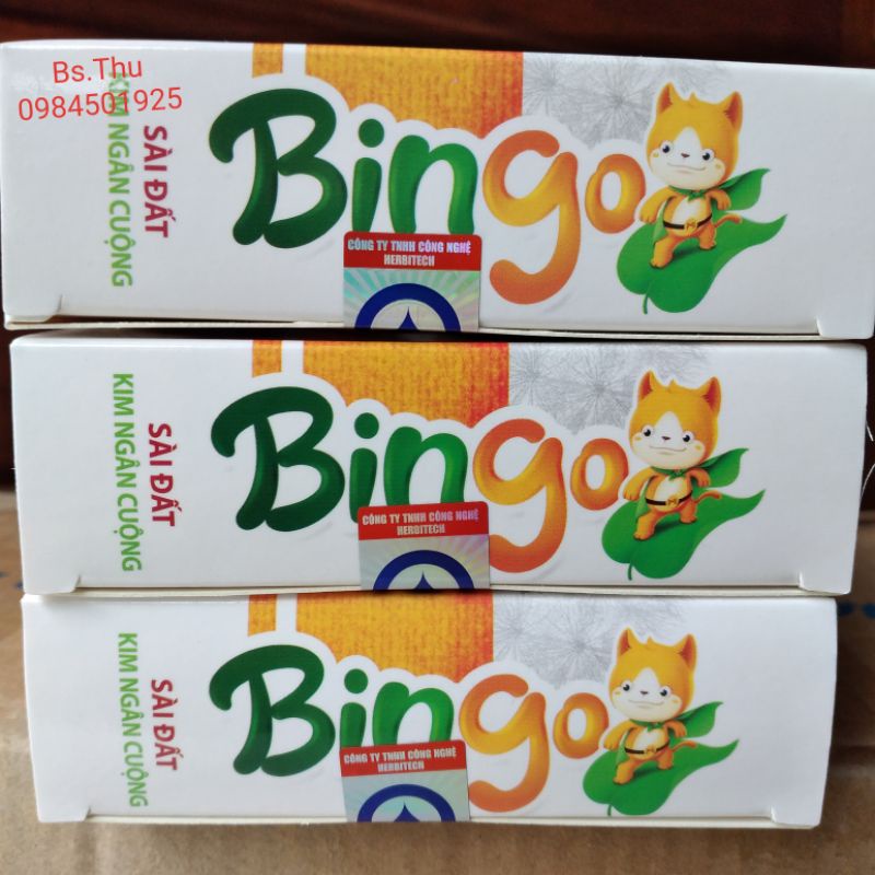 BINGO hộp 20 ống bổ gan hỗ trợ thanh nhiệt, mát gan dành cho trẻ em từ 2 tuổi