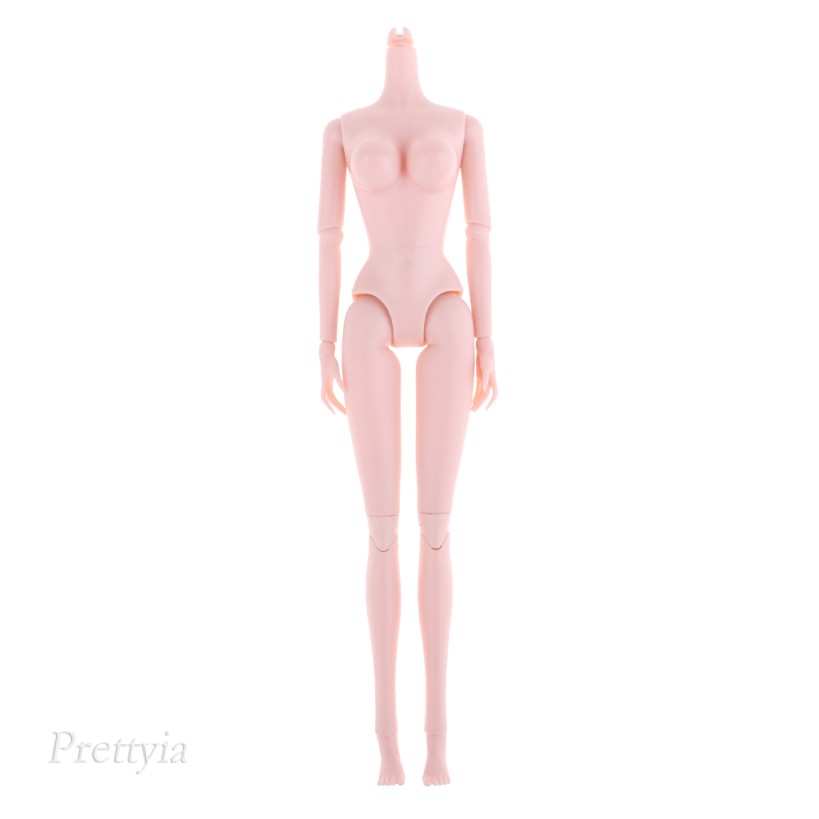 [PRETTYIA] Nude Body Parts Joints for 1/6 XinYi /BJD Doll Custom Big Chest Flat Foot