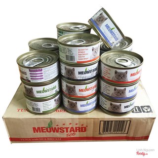 pate (xốt, THỊT HỘP) MEOWSTARD CHO MÈO THƠM NGON