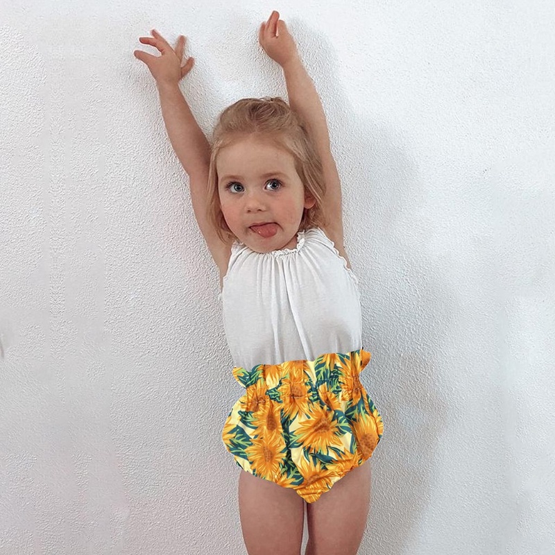 Quần Short Dáng Suông In Họa Tiết Dễ Thương Thời Trang Mùa Hè Cho Bé Ốp