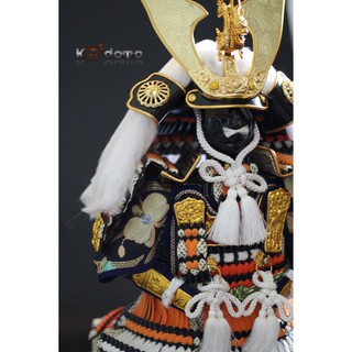 Búp bê Samurai , búp bê Nhật Bản .  Y5 CAM TRẮNG