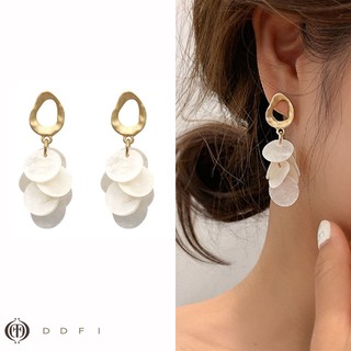 Bông tai kim loại S925 hình dạng vỏ sò D1C04