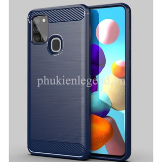 Ốp lưng SamSung Galaxy A21s vân sợi Carbon Rugged