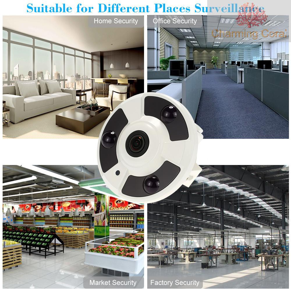 CTOY KKmoon® HD 2000TVL 1080P 1.7mm Fisheye 360° Panoramic Security CCTV Camera Home Surveillance PAL System | BigBuy360 - bigbuy360.vn