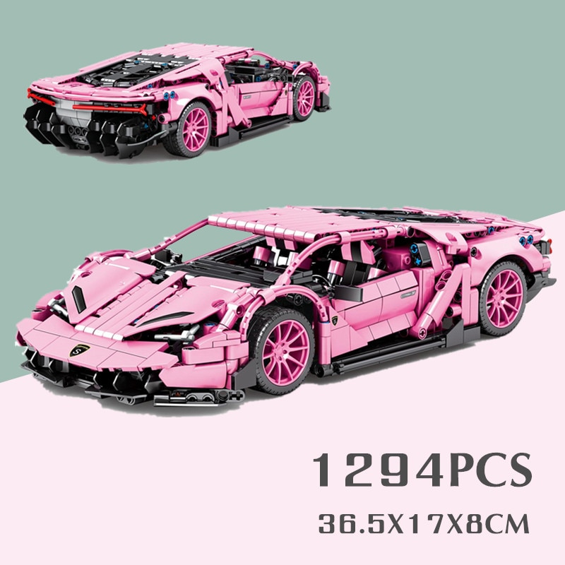 đồ chơi giáo dục Lắp ráp Mô hình Siêu xe SY8609 100th Anniversary Speed Racing Car Sian Model FKP37 Roadsters 1294pcs