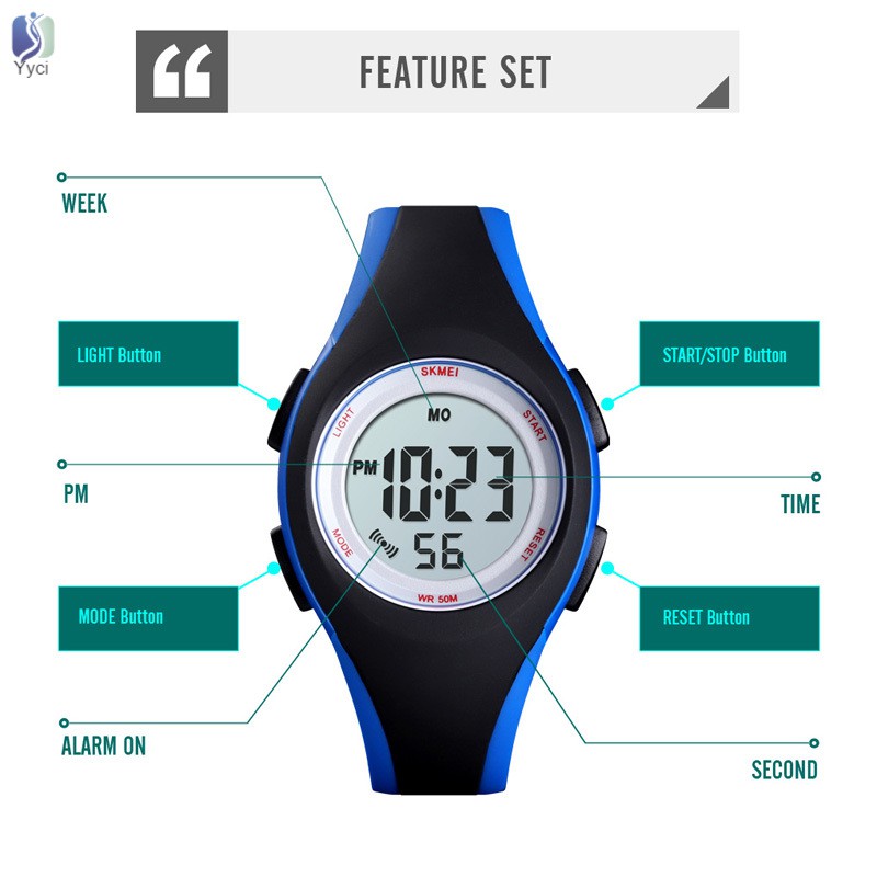 VN (Hàng Mới Về) Đồng Hồ Điện Tử Thể Thao Cho Trẻ Em