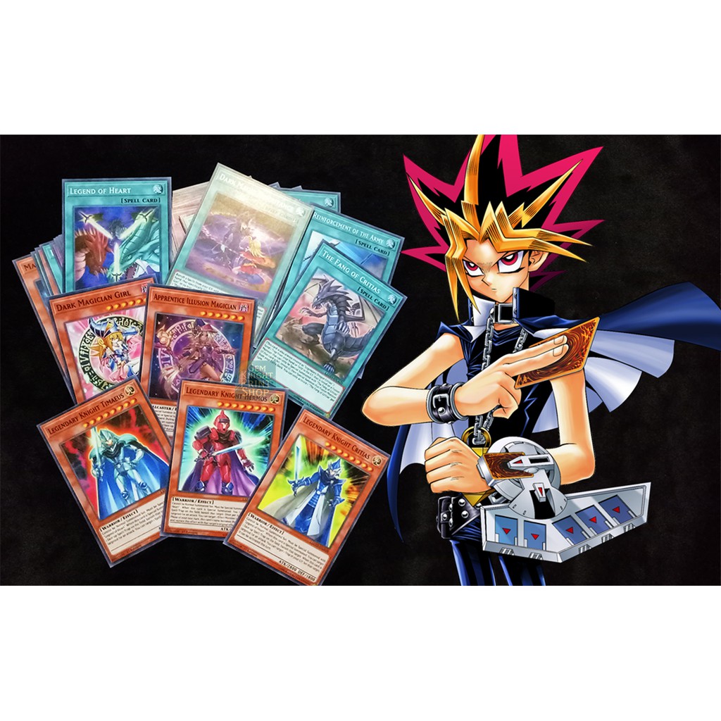 [Bài In] Bộ bài Yugioh - Legendary Dragons of Atlantis - A Deck (Yami Yugi)