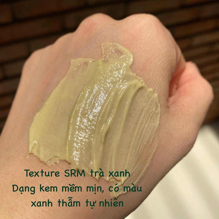 Sữa rửa mặt trà xanh giảm mụn PH 5.5 thiên nhiên Green Tea Cleanser Sunday Beauty handmade