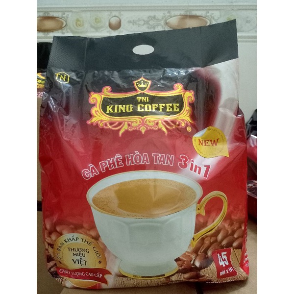 Cà Phê Hòa Tan 3in1 King Coffee Túi 45 Gói x 16G