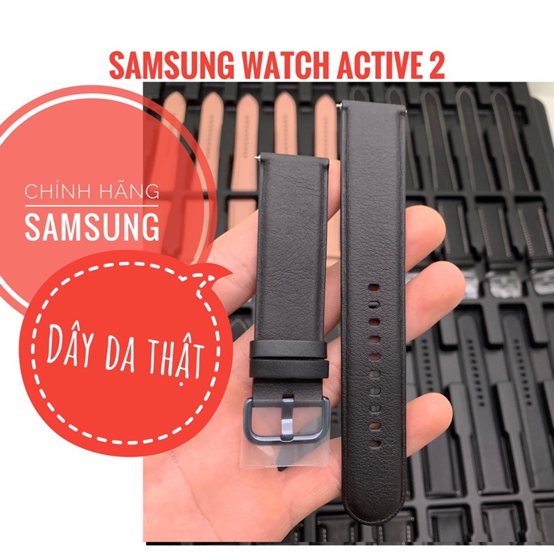 Dây Đeo Watch Active 2 Da Thật Chính Hãng SamSung