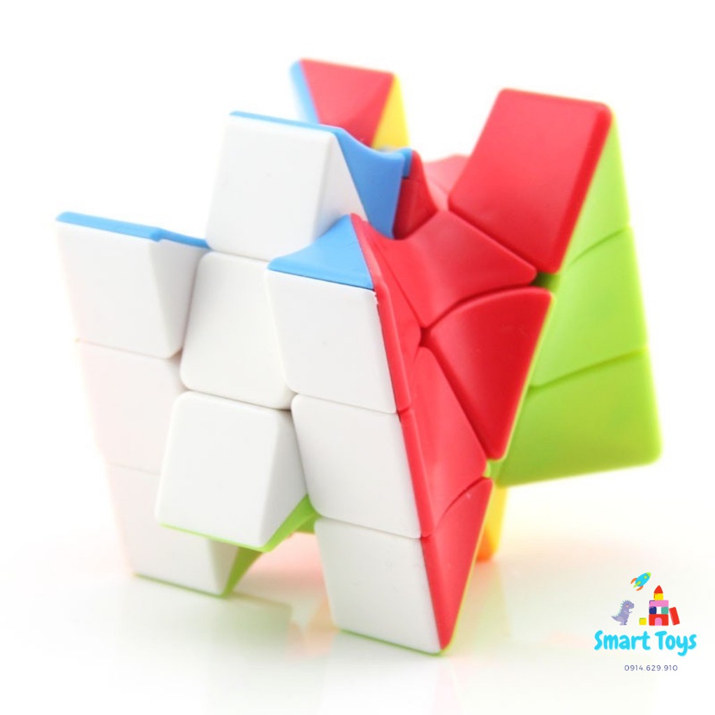 Rubik biến thể dạng xoắn 3 x 3 tăng tư duy và khả năng phán đoán.