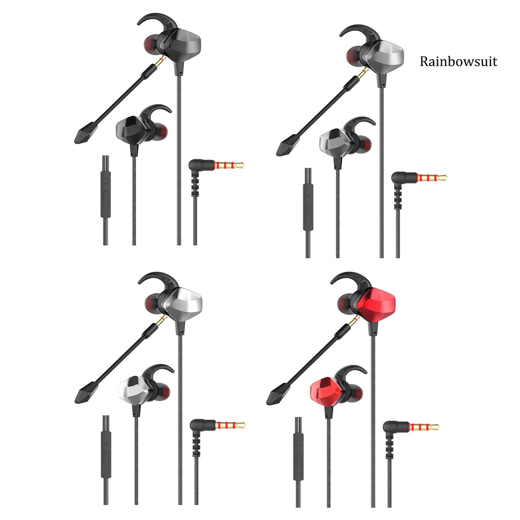 RB- GM 007 Universal Wired Earphone with Microphone In-ear Earbuds for Gaming