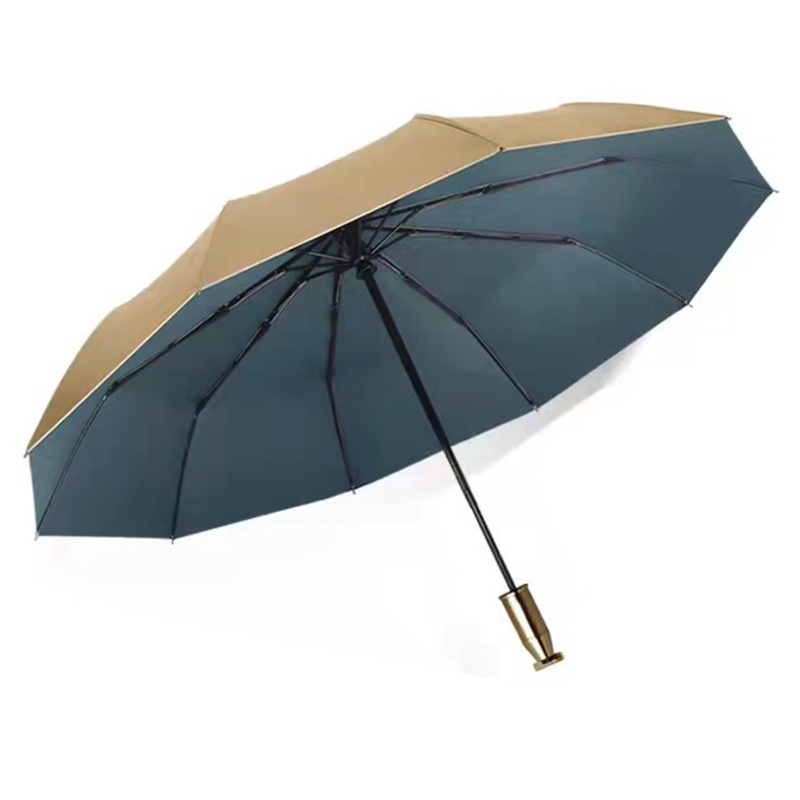 Dù Gấp Tự Động 10 Khúc Bằng Titan Chống Mưa Nắng Tiện Dụng