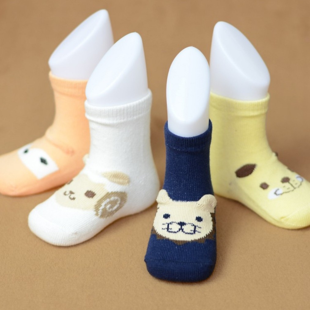 Combo 10 đôi tất Pony Kids chống trượt an toàn cho bé (Từ 0--4 tuổi)