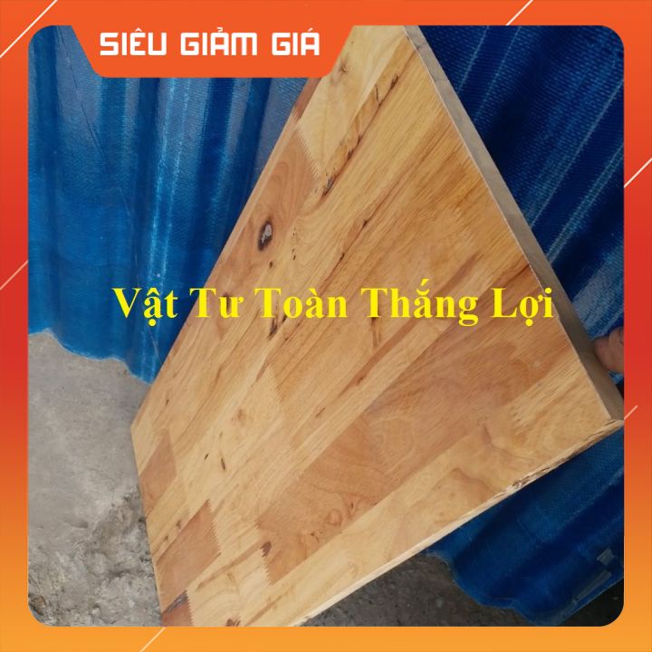 (Khổ rộng 30cm x dài từ 60cm đến 1.5m) Mặt gỗ ghép làm mặt bàn kệ để đồ đựng gia vị