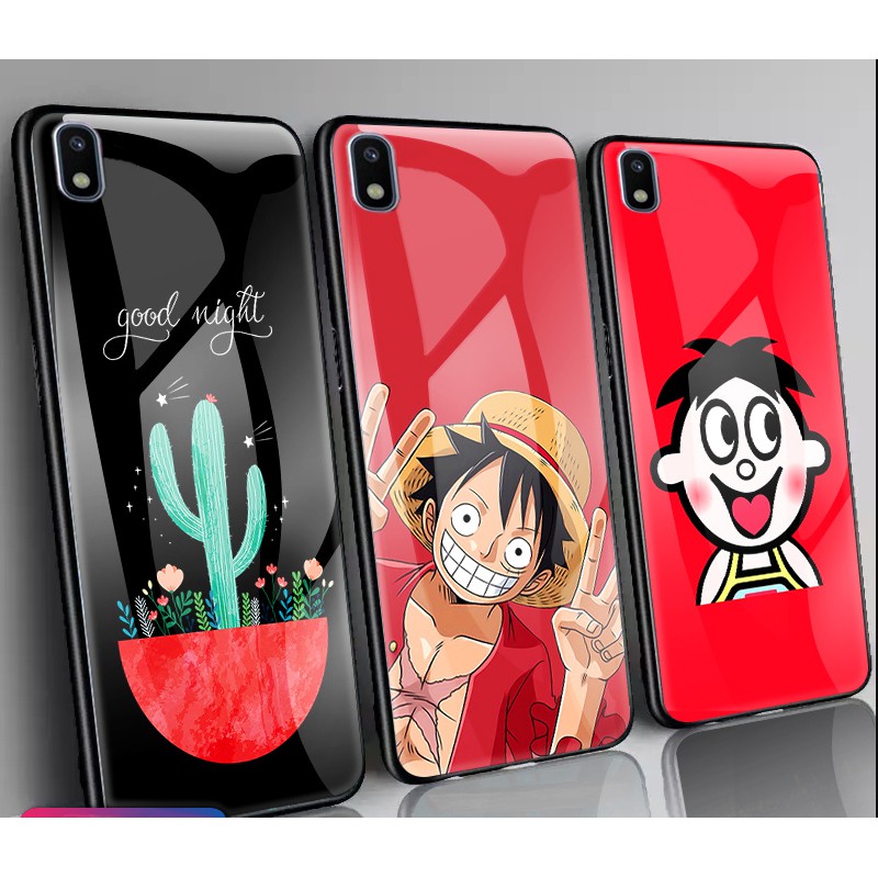 Ốp Samsung A10 mặt kính gương bóng