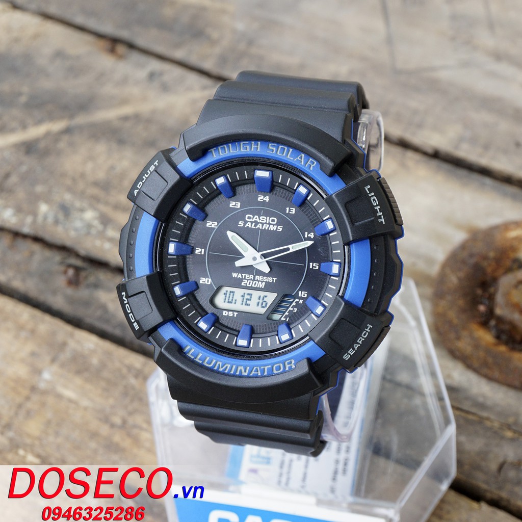 Đồng hồ nam casio tough solar AD-S800wh-2a2vdf