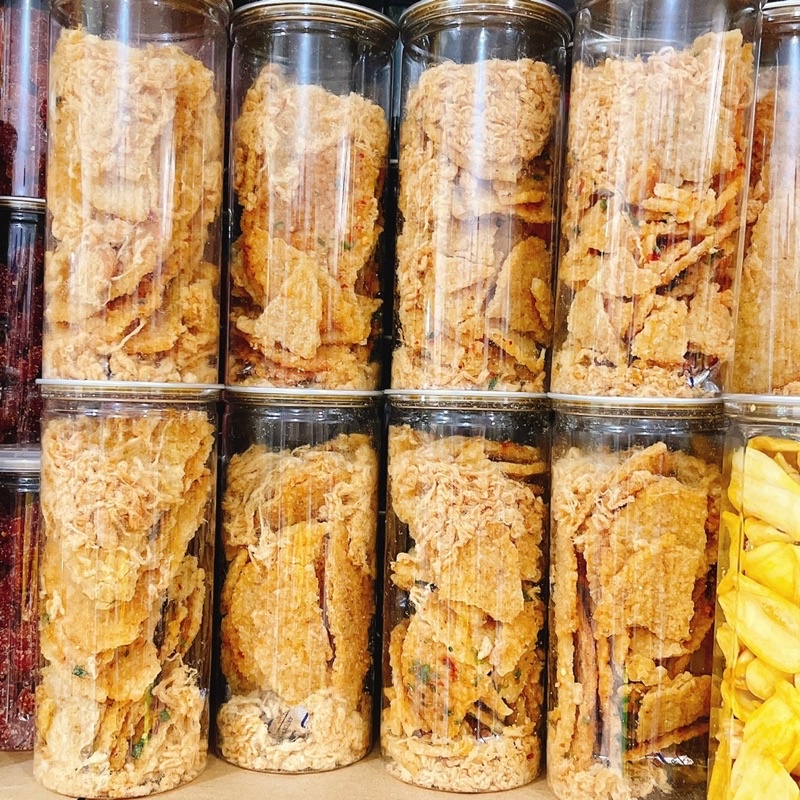 Cơm Cháy Chiên Mắm Lắc Chà Bông Lon Pet 300GR